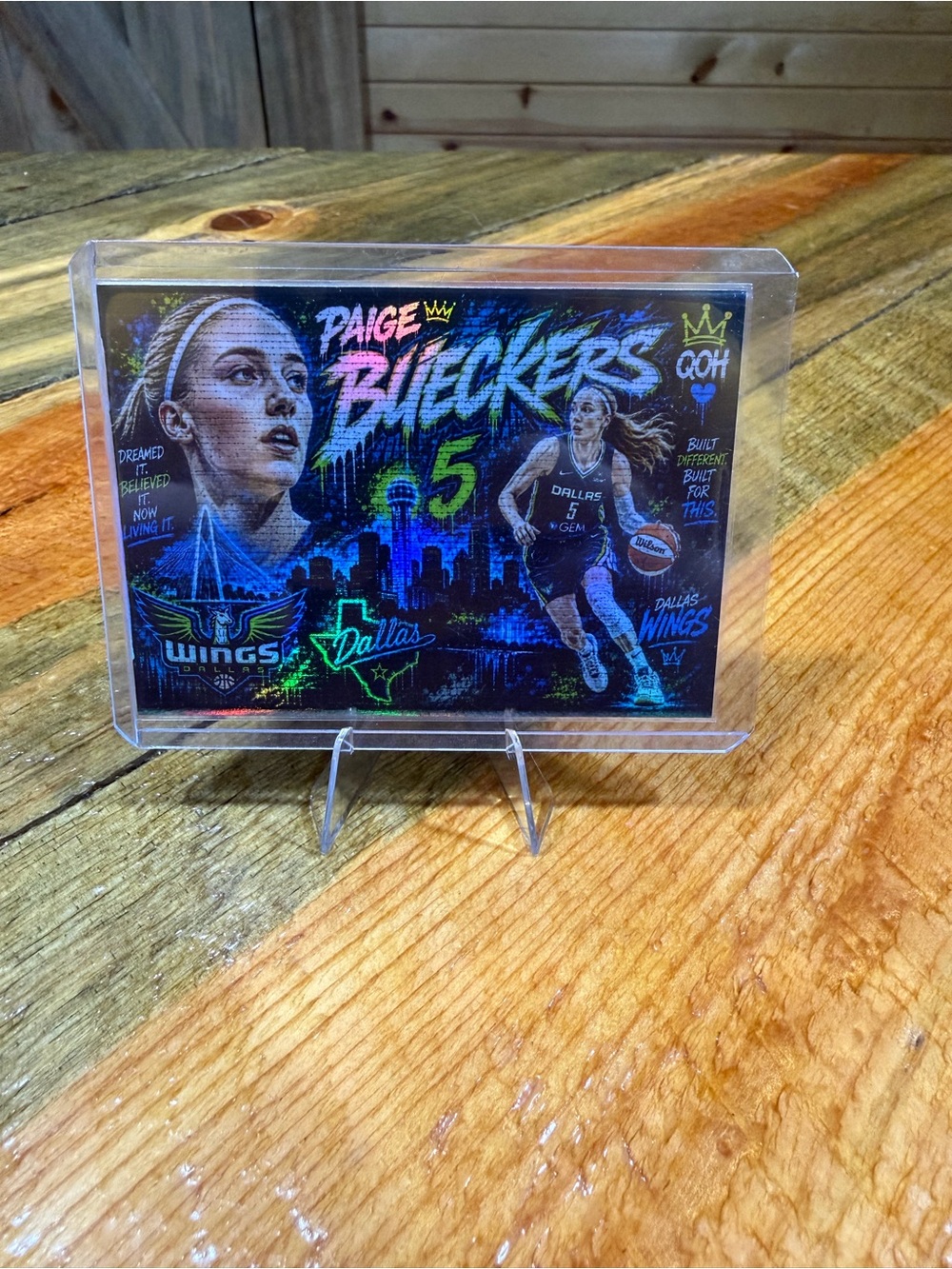Paige Bueckers Dallas Wings Custom Basketball Card